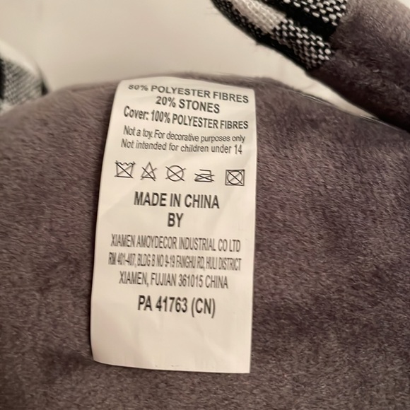 NWT balsam & fir trading  black, white and gray Buffalo check jingle bell Gnome - Picture 13 of 13